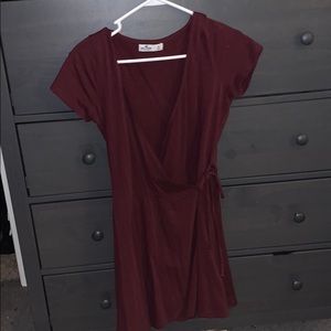 Hollister rap tie dress. WORN ONCE